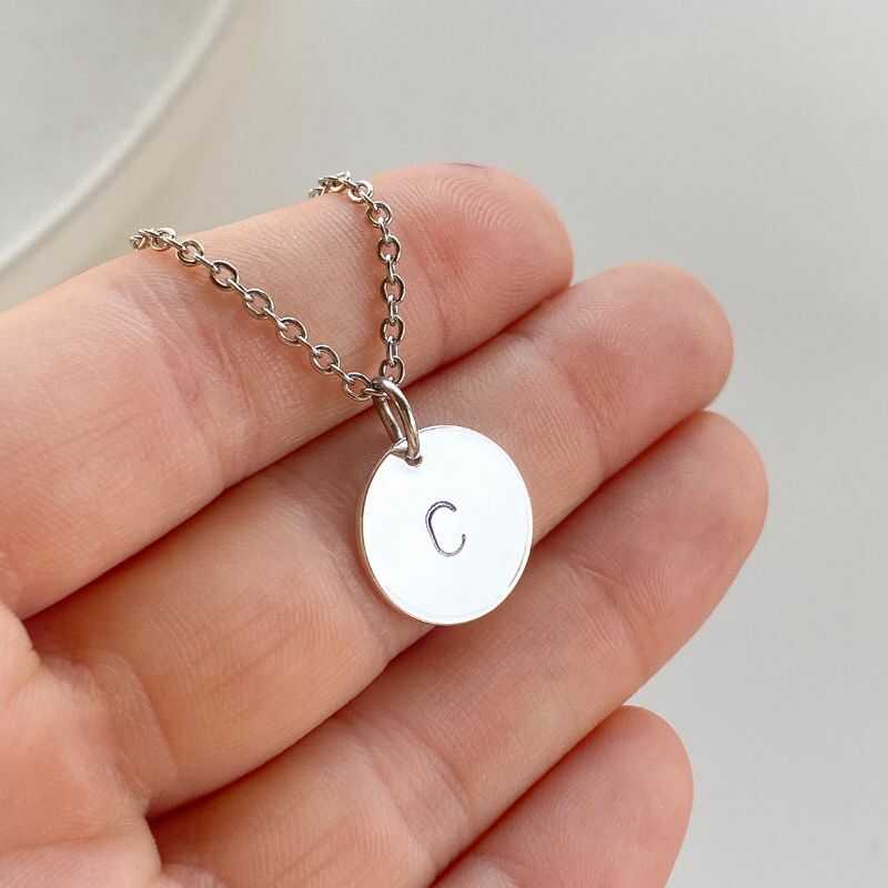 Cadena Inicial Personalizada Plateada