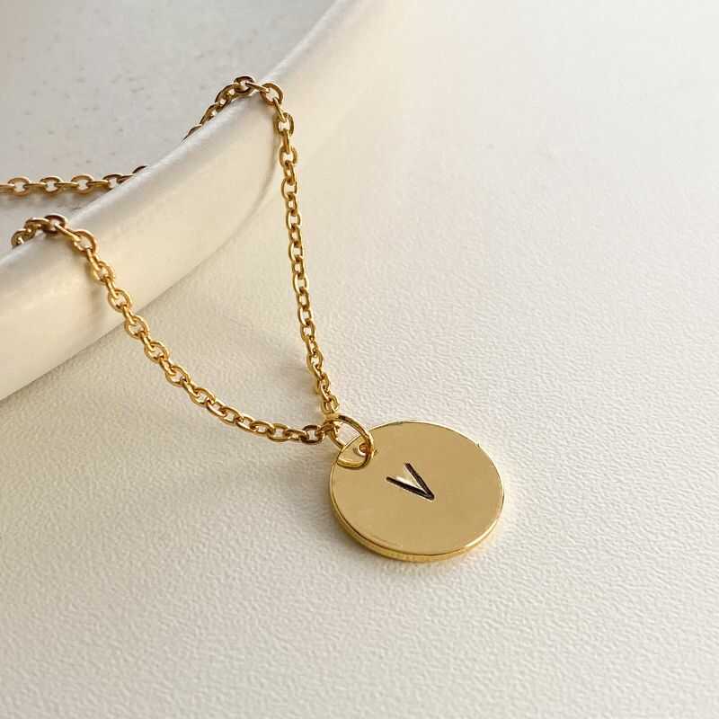 Cadena Inicial Personalizada Dorada
