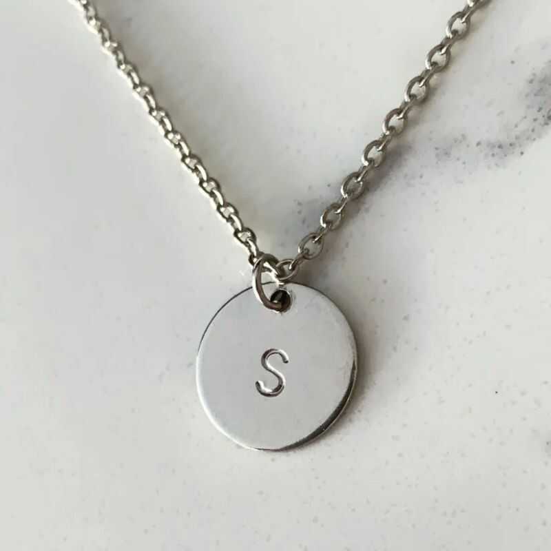 Cadena Inicial Personalizada Plateada