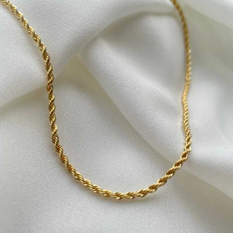 Cadena Rope Dorada