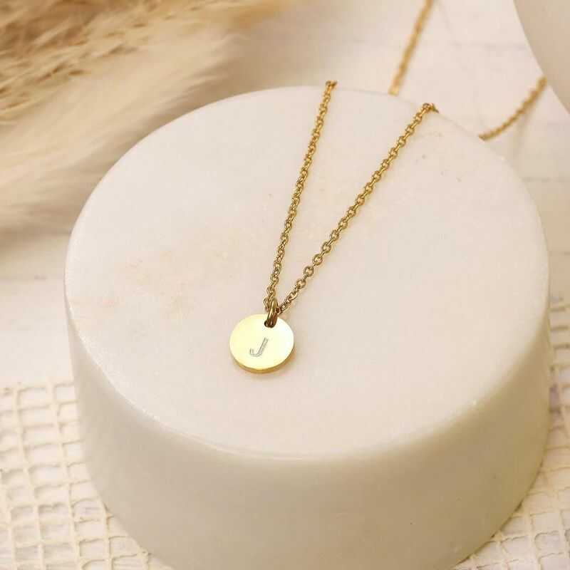Cadena Inicial Personalizada Dorada