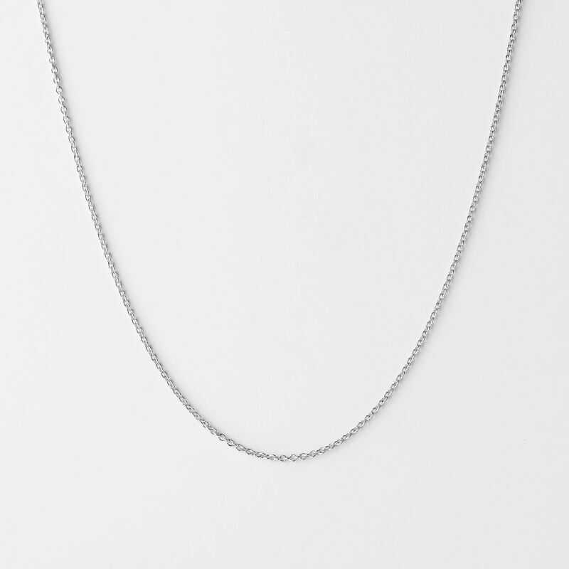 Cadena Fina Plateado