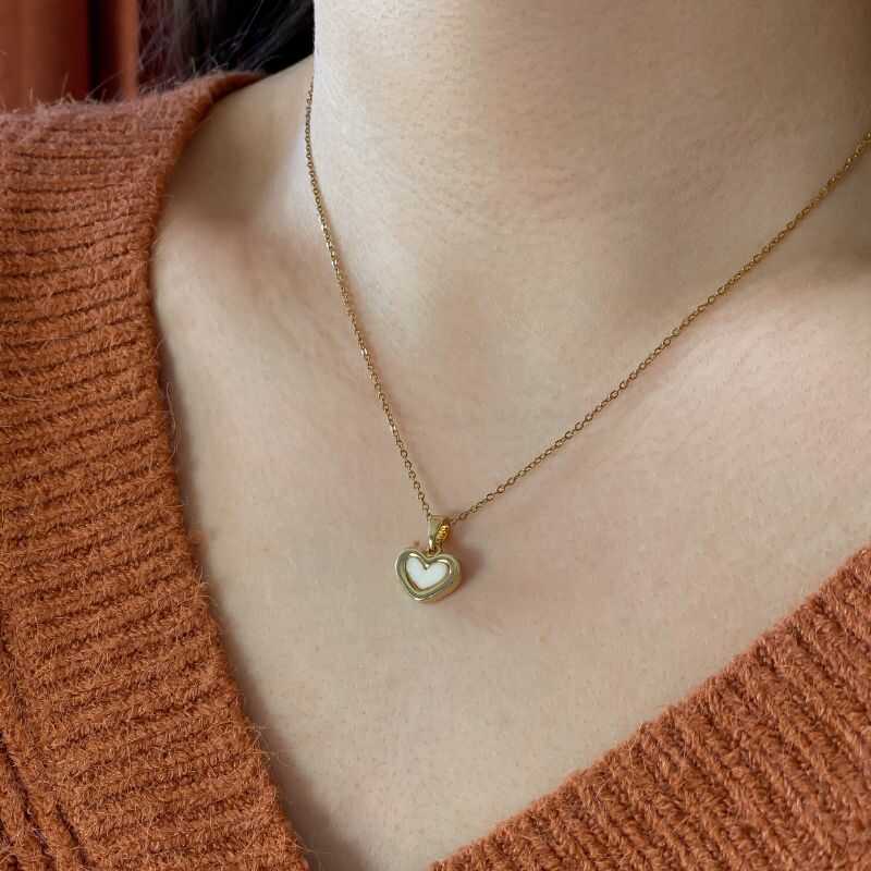 Cadena Corazón Dorado