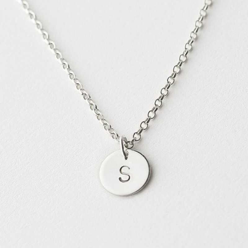 Cadena Inicial Personalizada Plateada