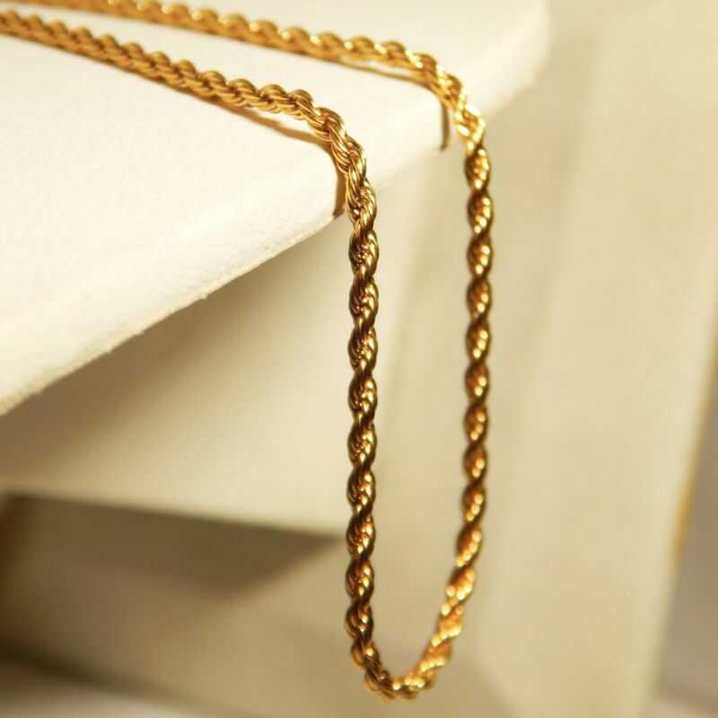 Cadena Rope Dorada