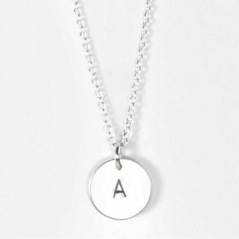 Cadena Inicial Personalizada Plateada
