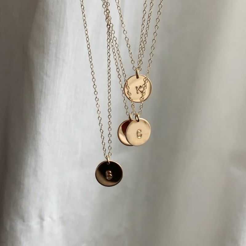 Cadena Inicial Personalizada Dorada