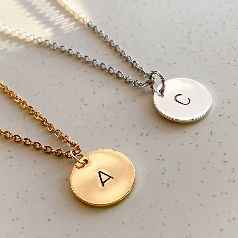 Cadena Inicial Personalizada Plateada
