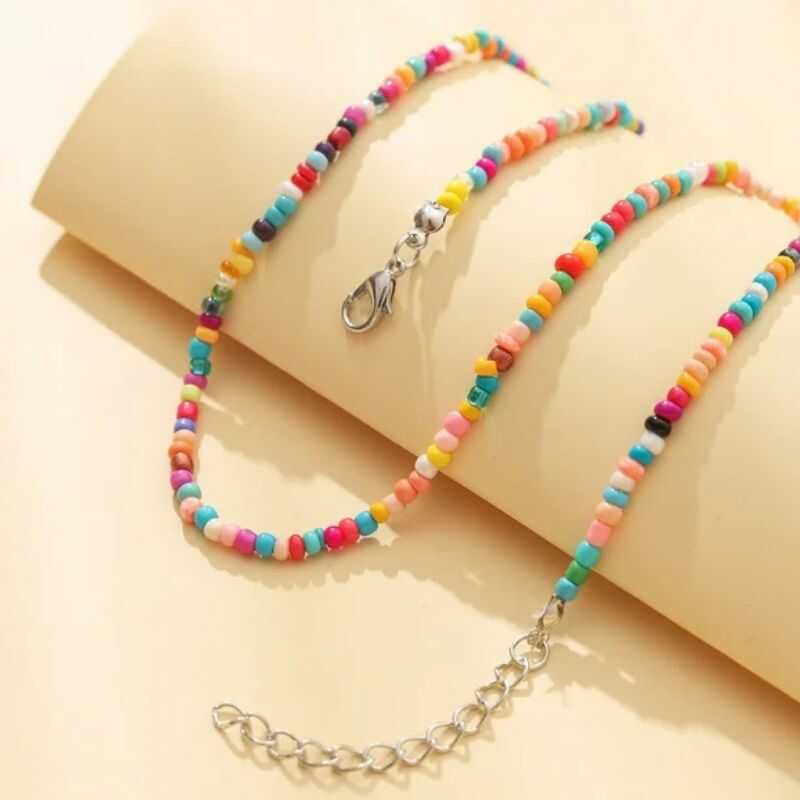 Collar Cuentas Multicolor
