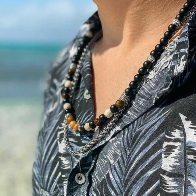 Collar de Piedras Naturales