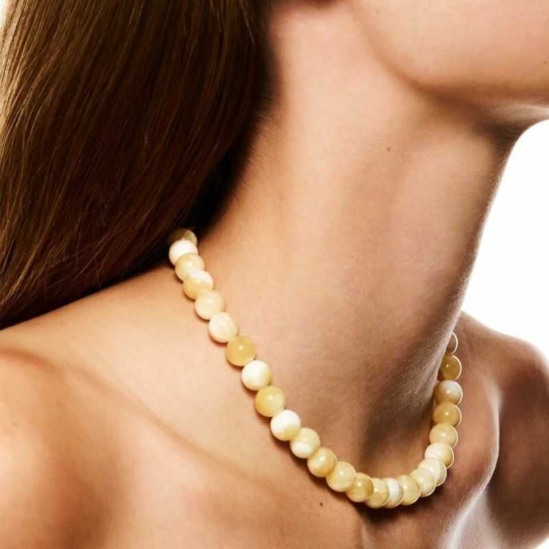 Collar Gargantilla Jade Amarillo