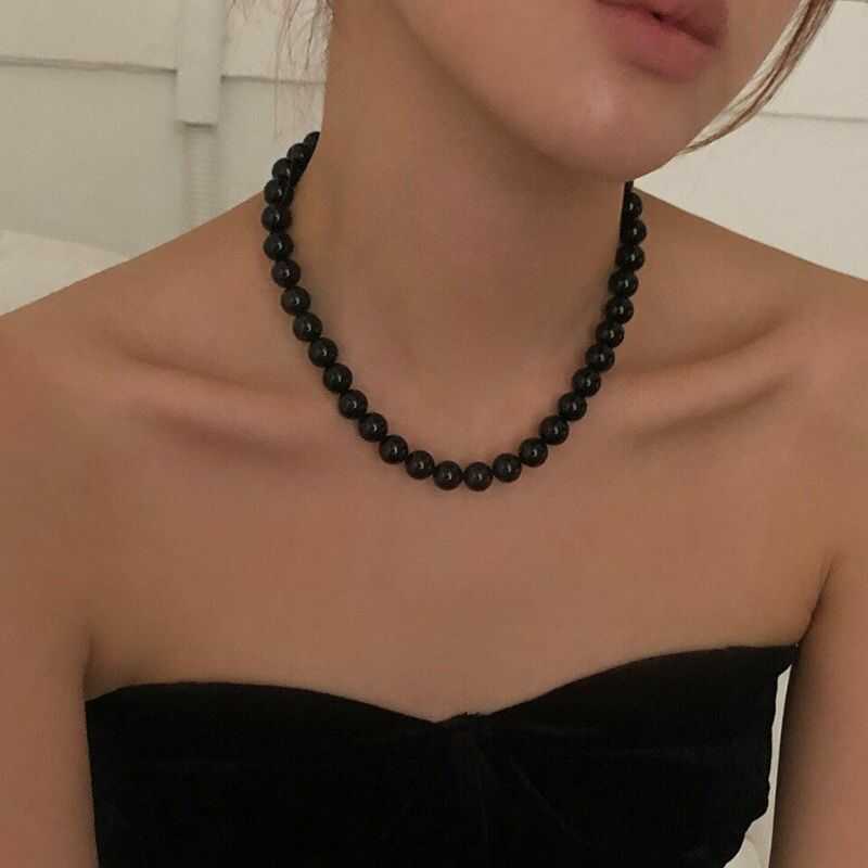 Collar Gargantilla Ágata Negra