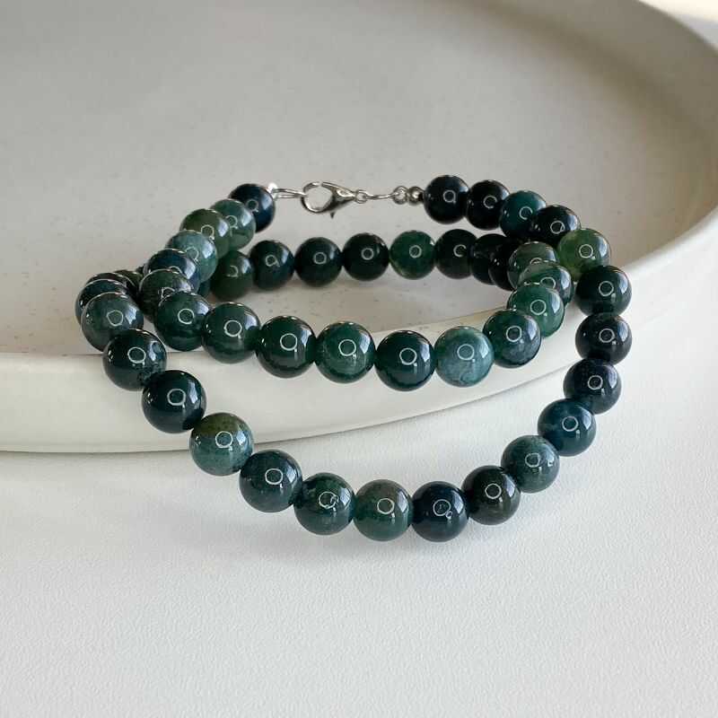 Collar Gargantilla Ágata Musgosa