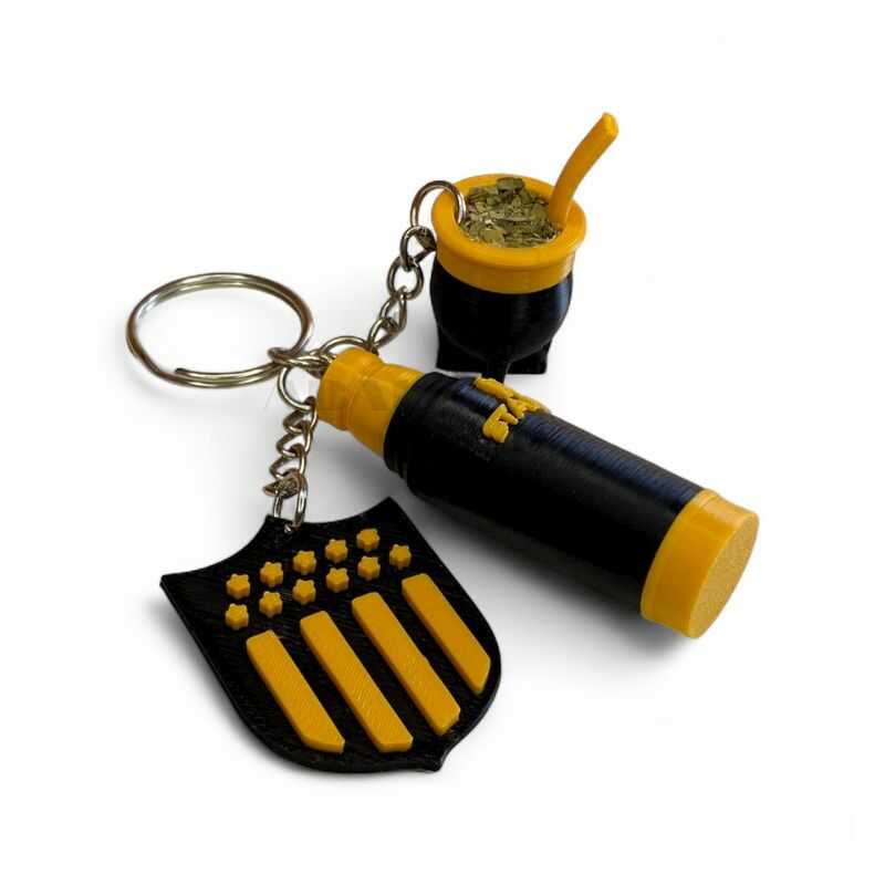 Llavero de Peñarol triple