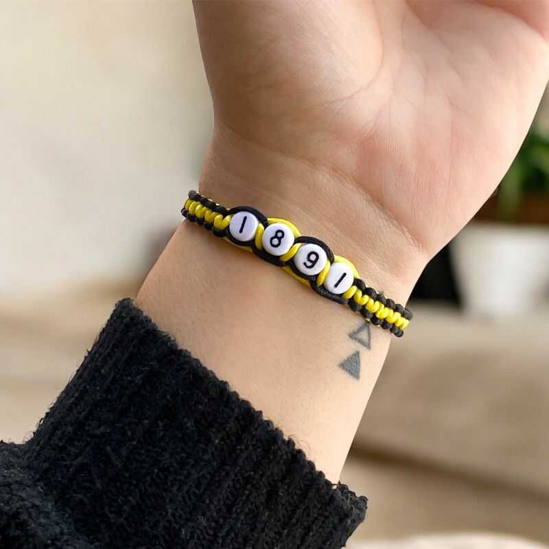 Pulsera 1891 Peñarol Ajustable