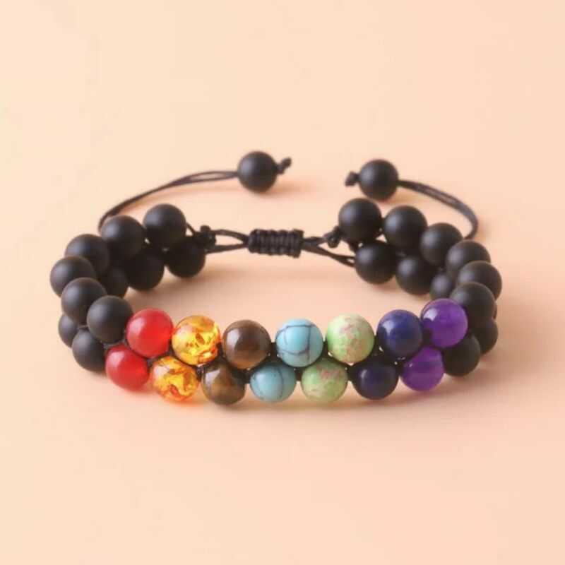 Pulsera 7 Chakras Doble