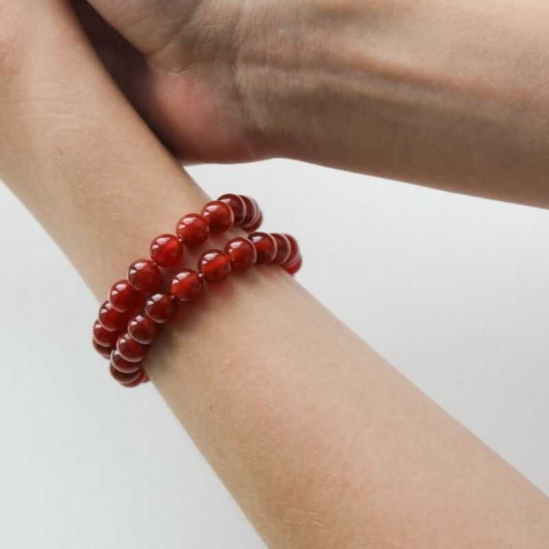 Pulsera Ágata Roja