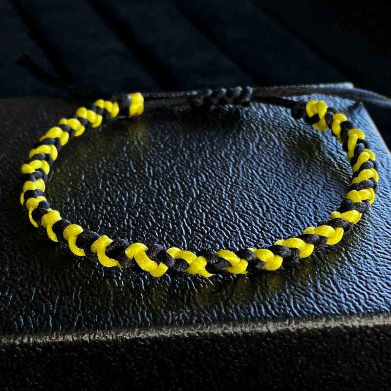 Pulsera Peñarol en Hilo