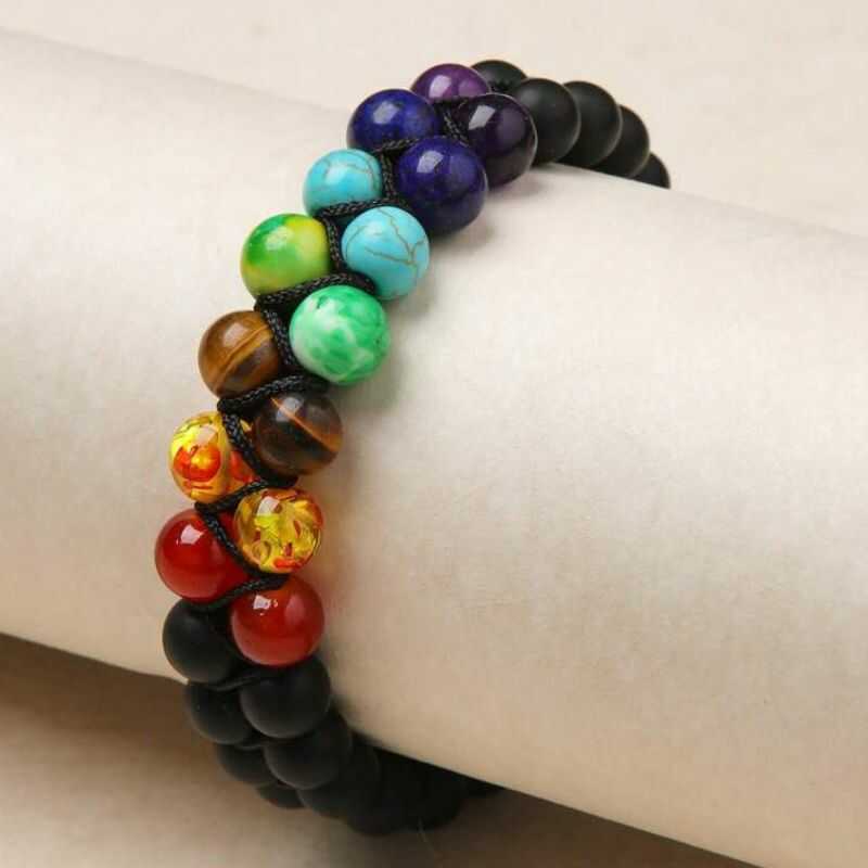 Pulsera 7 Chakras Doble