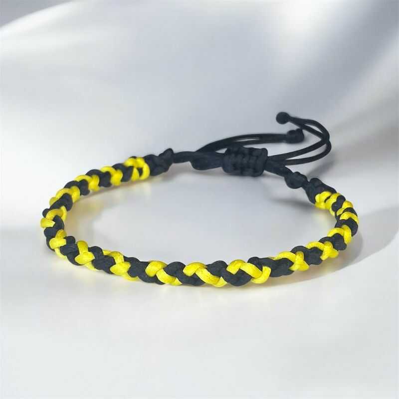 Pulsera Peñarol en Hilo