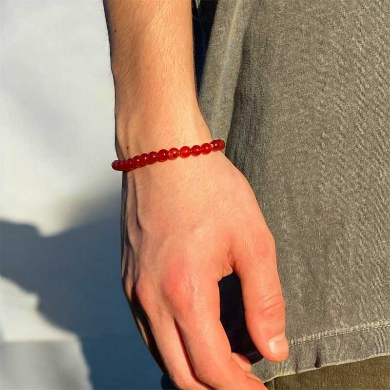 Pulsera Ágata Roja