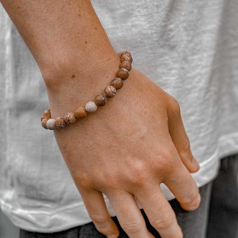 Pulsera Jaspe Marrón