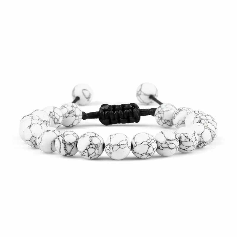 Pulsera Ajustable Reconstituida Howlita