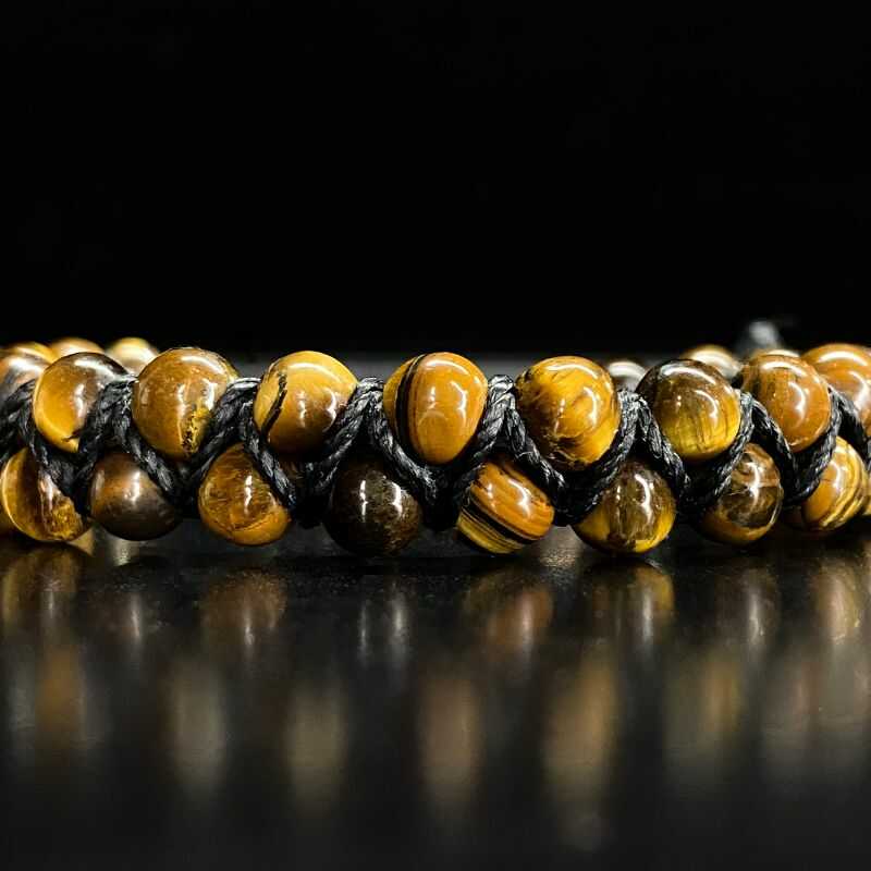 Pulsera Doble Ojo de Tigre