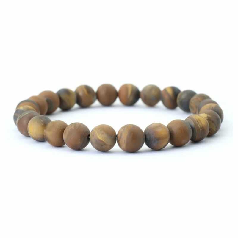 Pulsera Ojo de Tigre Mate