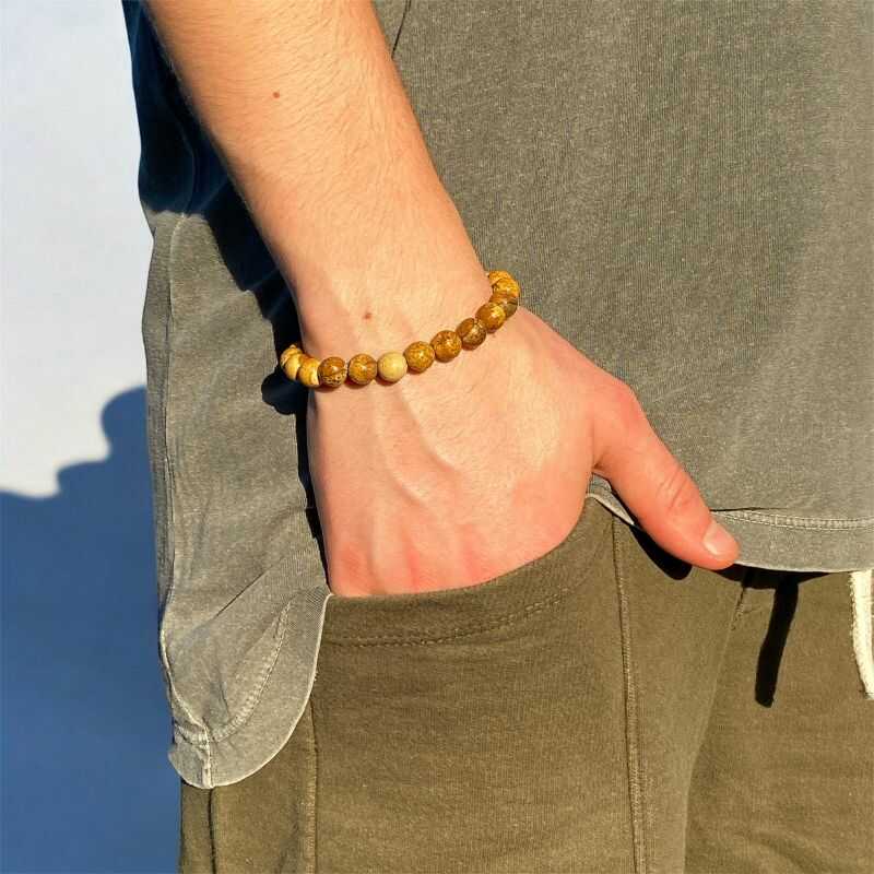 Pulsera Jaspe Marrón