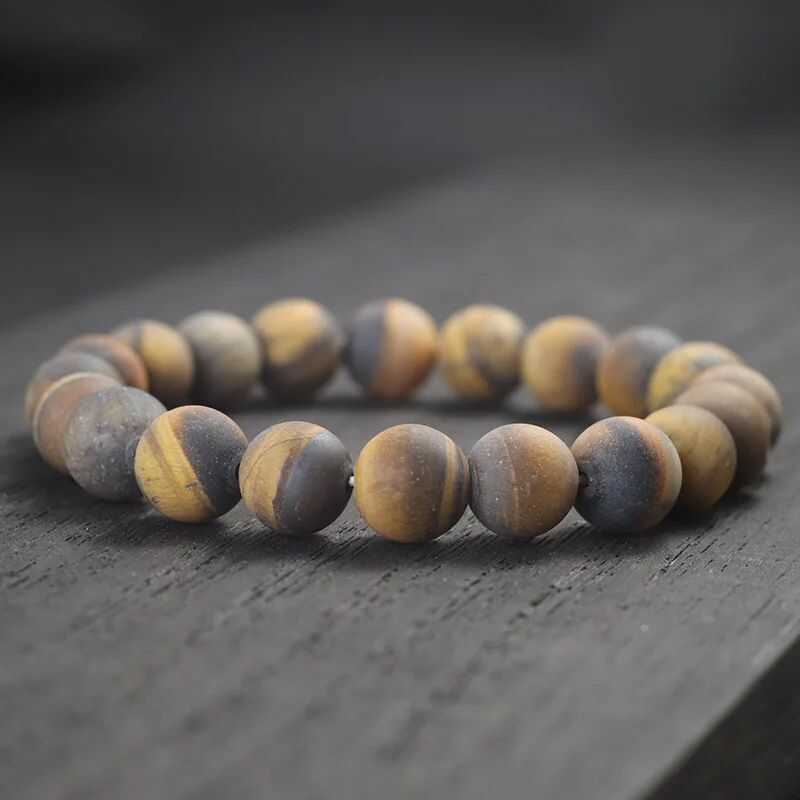 Pulsera Ojo de Tigre Mate