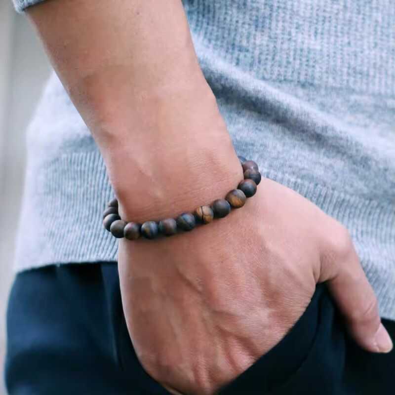Pulsera Ojo de Tigre Mate