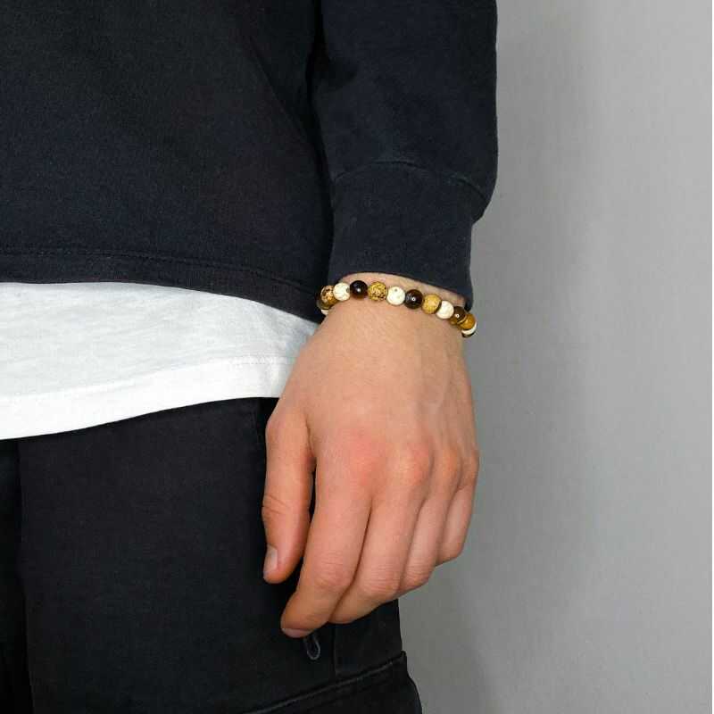 Pulsera Combinada Beige