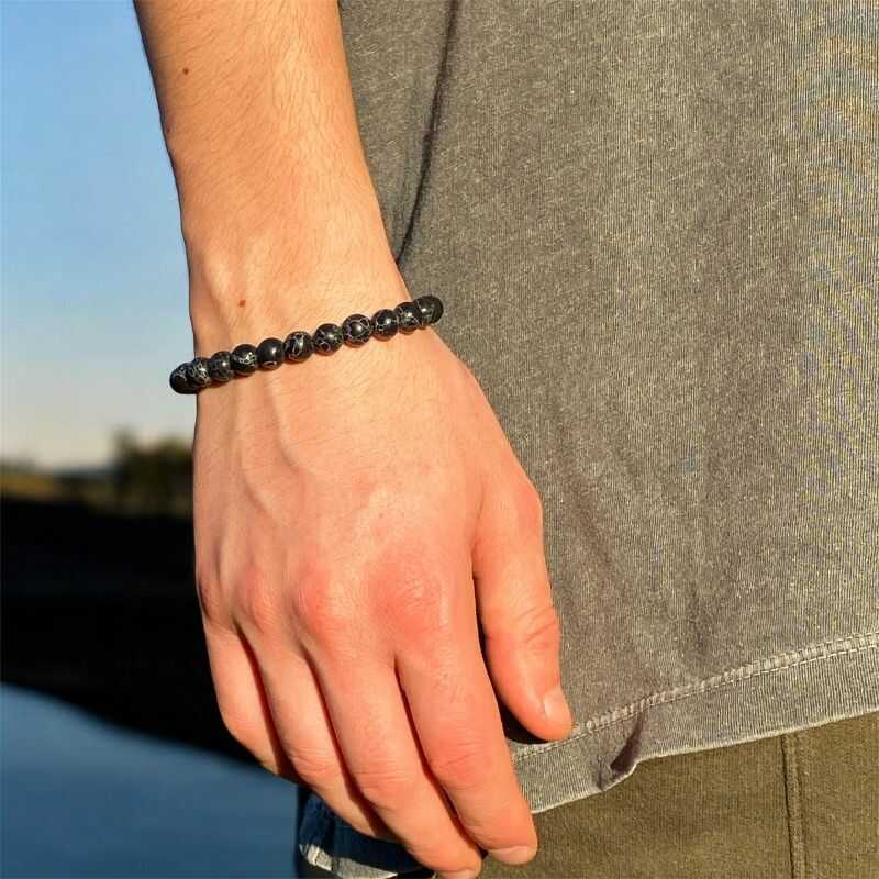 Pulsera Reconstituida Negra