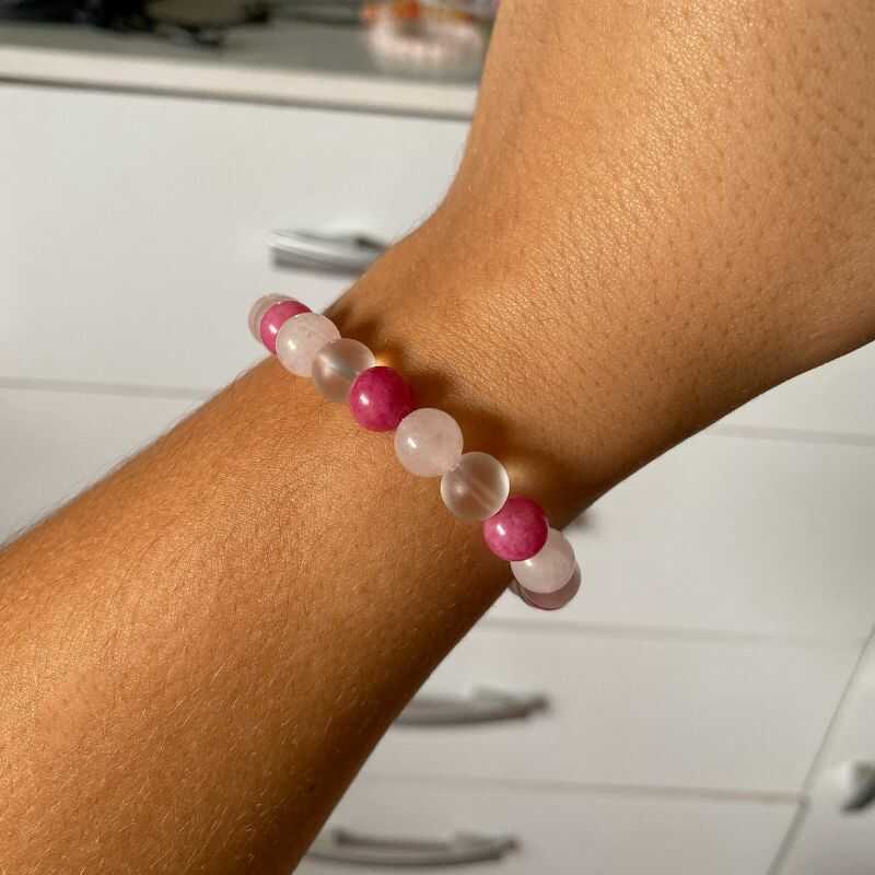 Pulsera Combinada Rosa