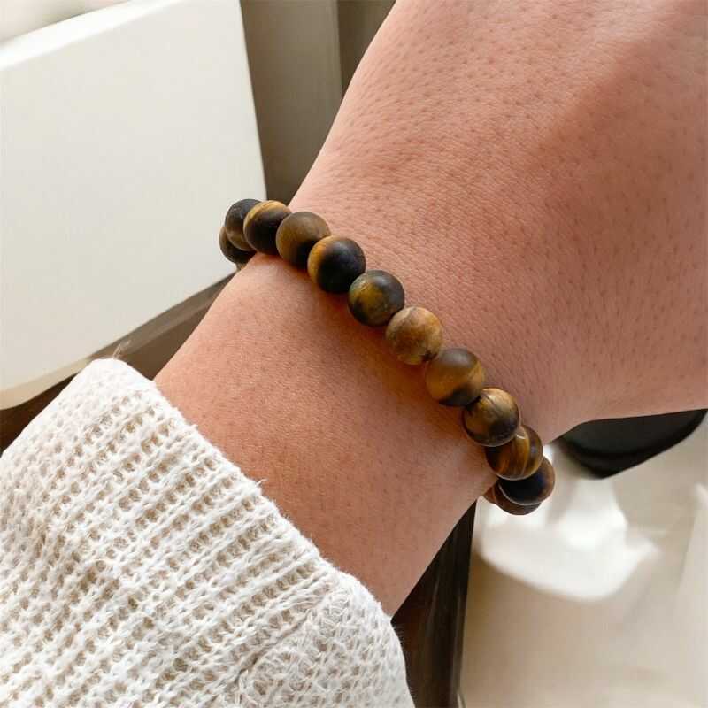 Pulsera Ojo de Tigre Mate