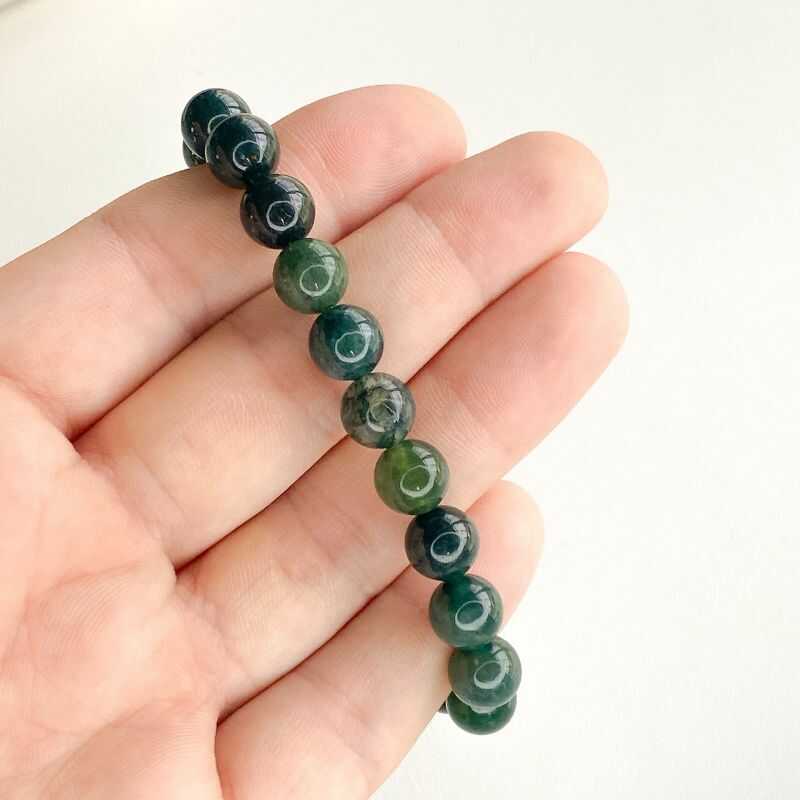 Pulsera Ágata Musgosa