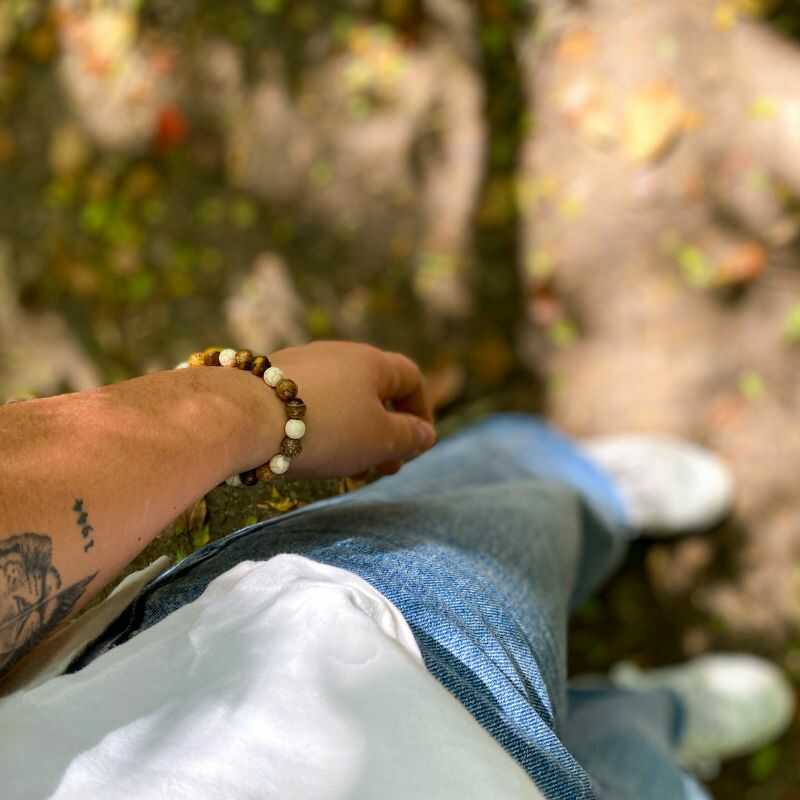 Pulsera Combinada Beige