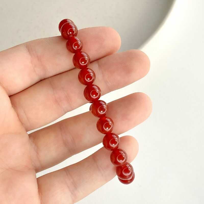 Pulsera Ágata Roja