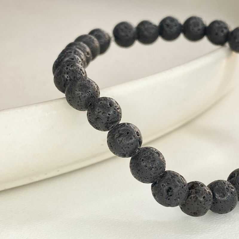 Pulsera Roca Volcánica
