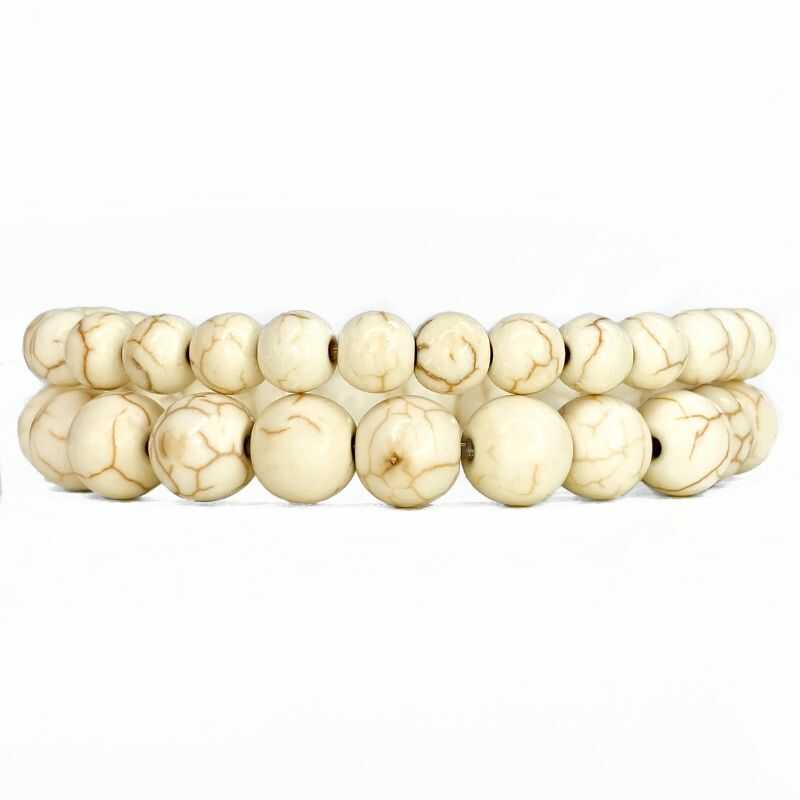 Pulsera Reconstituida Beige