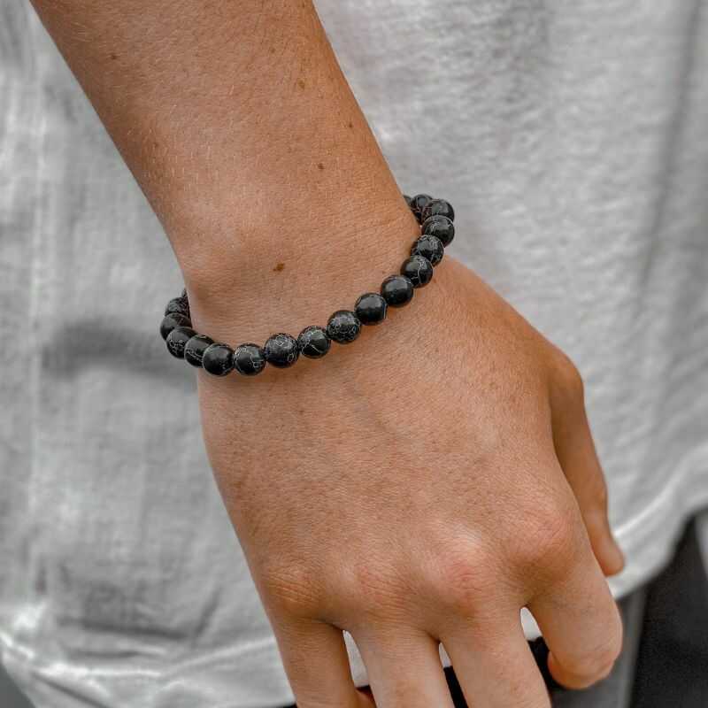 Pulsera Reconstituida Negra