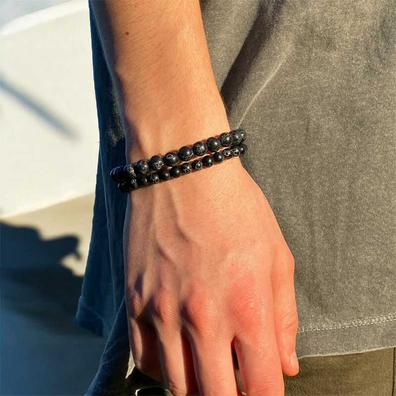 Pulsera Reconstituida Negra