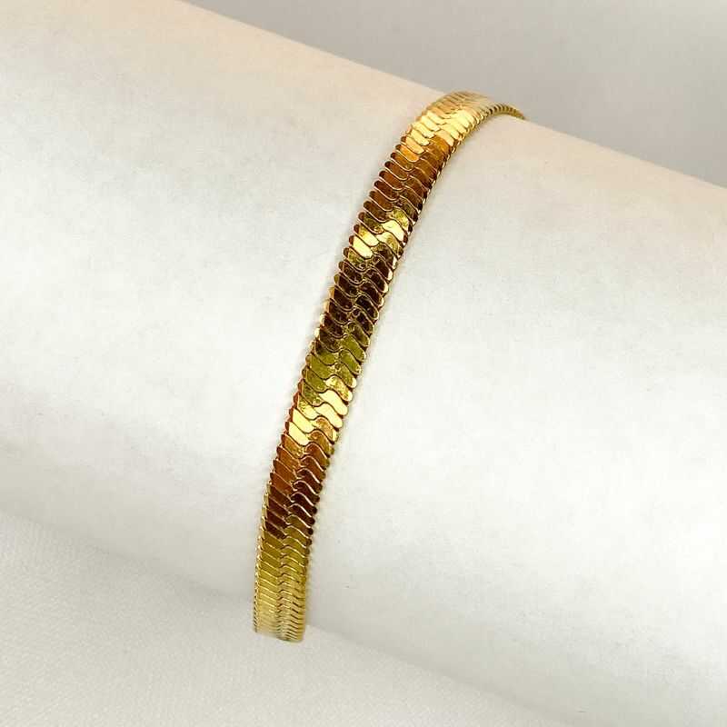 Pulsera Snake Dorada