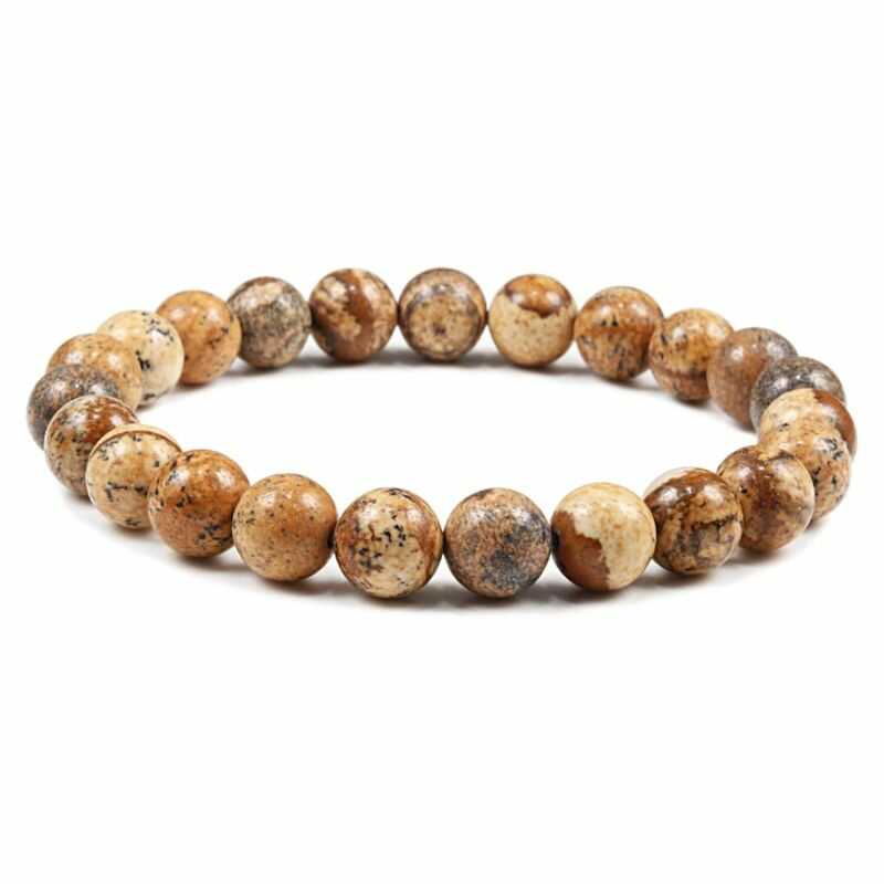 Pulsera Jaspe Marrón