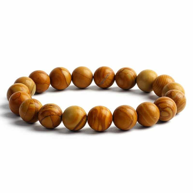 Pulsera Jaspe Madera