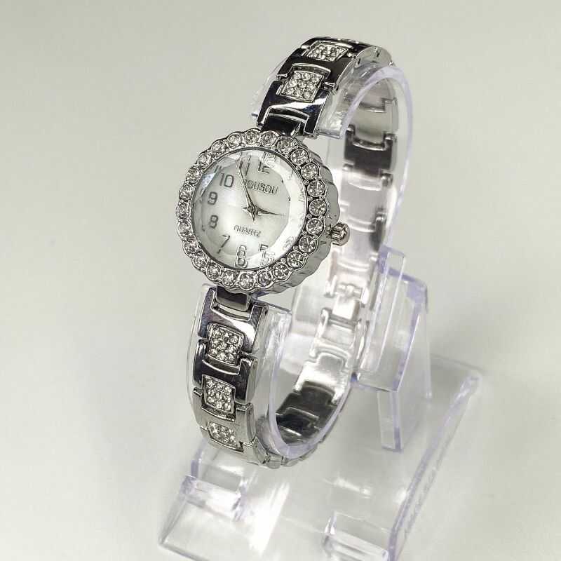 Reloj Plateado Brillos