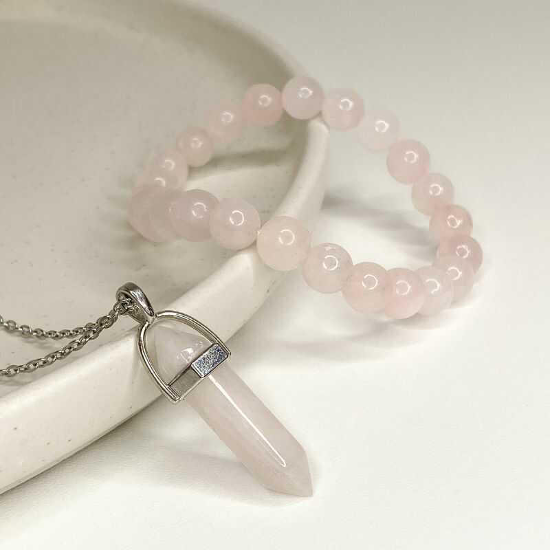 Set Cuarzo Rosa