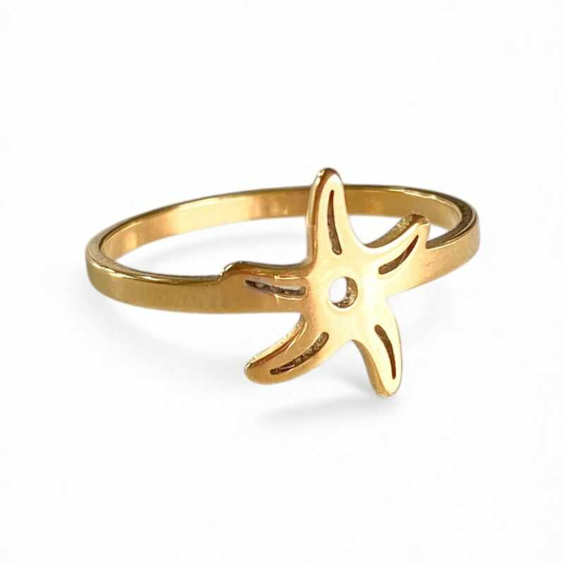 Anillo Estrella Dorado