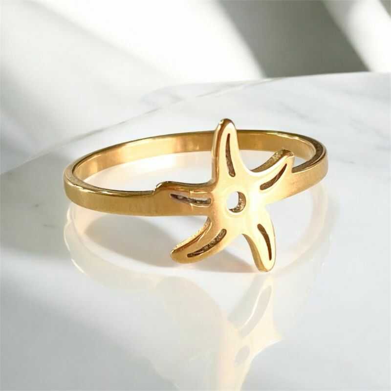 Anillo Estrella Dorado